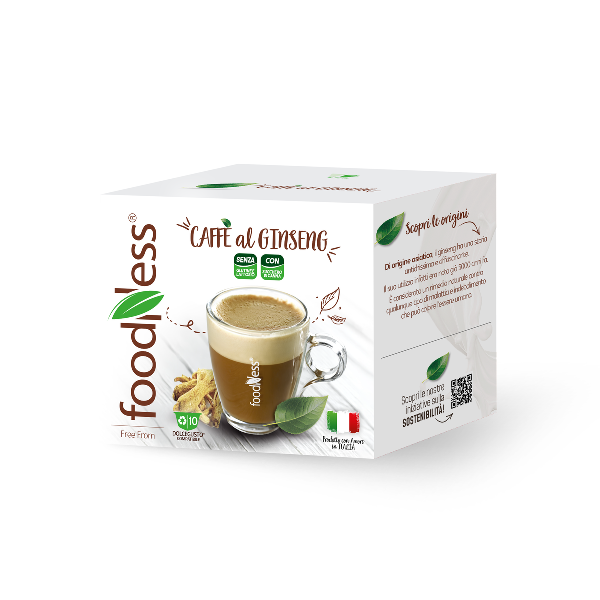 Caffé al Ginseng con zucchero di canna